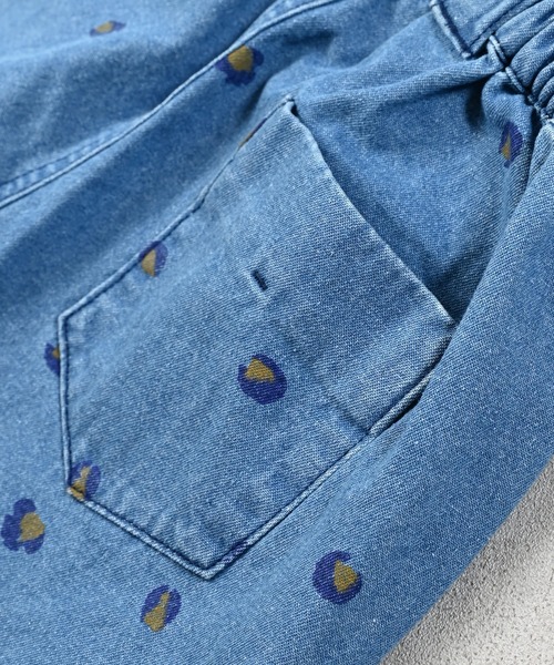 MARKEY'S（マーキーズ）の「レオパードデニムコクーンタックパンツ（デニムパンツ・キッズ・ブルー系その他/ブラック系その他・150/120/110/100/90/140/130）」の17枚目の写真