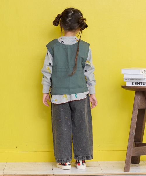 MARKEY'S（マーキーズ）の「レオパードデニムコクーンタックパンツ（デニムパンツ・キッズ・ブルー系その他/ブラック系その他・150/120/110/100/90/140/130）」の12枚目の写真