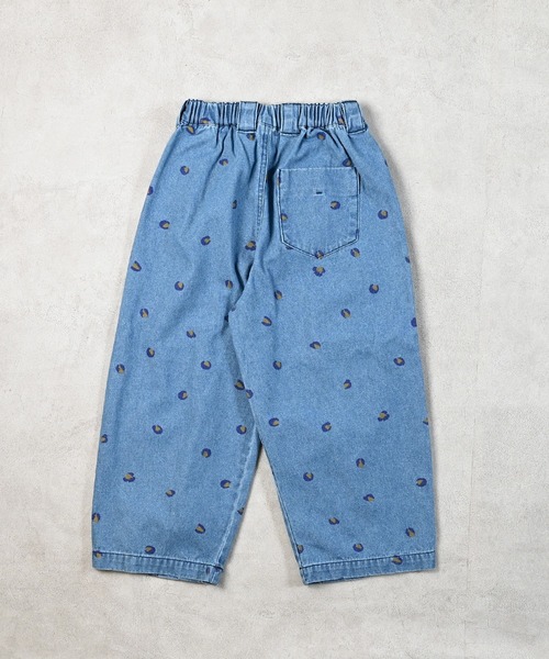 MARKEY'S（マーキーズ）の「レオパードデニムコクーンタックパンツ（デニムパンツ・キッズ・ブルー系その他/ブラック系その他・150/120/110/100/90/140/130）」の5枚目の写真
