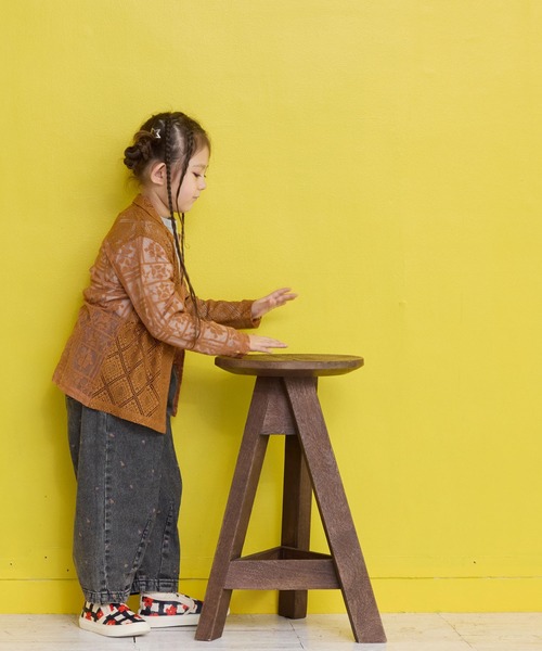 MARKEY'S（マーキーズ）の「レオパードデニムコクーンタックパンツ（デニムパンツ・キッズ・ブルー系その他/ブラック系その他・150/120/110/100/90/140/130）」の8枚目の写真