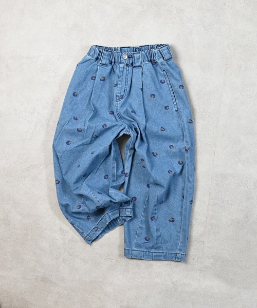 MARKEY'S（マーキーズ）の「レオパードデニムコクーンタックパンツ（デニムパンツ・キッズ・ブルー系その他/ブラック系その他・150/120/110/100/90/140/130）」の19枚目の写真