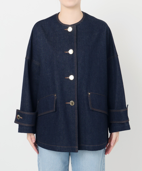 イエナ購入MACKINTOSHマッキントッシュ HUMBIEデニムJKスタッズ セール】MACKINTOSH/マッキントッシュ 別注 HUMBIE DENIM JACKET ノー