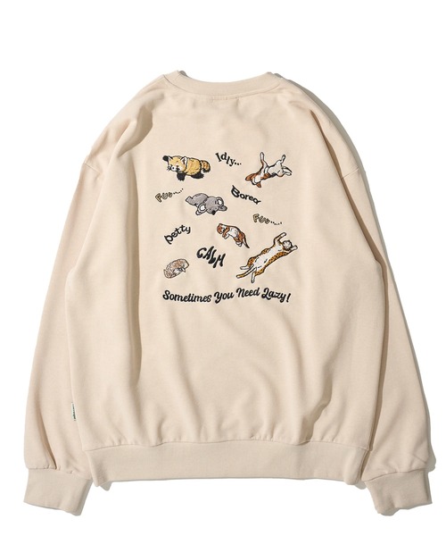 Acne Studios 2019SS アニマル刺繍スウェット Acne Studios 2019SS アニマル刺繍スウェット