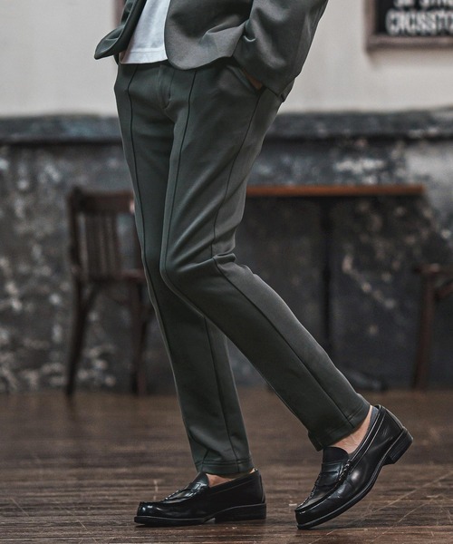 CAMBIO(カンビオ)の「mp14017- リラックスポンチスリムパンツ(CMB-R0177)(その他パンツ・メンズ・ブラック/ネイビー/チャコール・S/M/L)」の3枚目の写真
