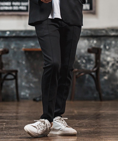 CAMBIO(カンビオ)の「mp14017- リラックスポンチスリムパンツ(CMB-R0177)(その他パンツ・メンズ・ブラック/ネイビー/チャコール・S/M/L)」の17枚目の写真