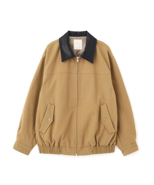 セール】◇〈セットアップ対応〉バイカラーツイルジャケット（ブルゾン