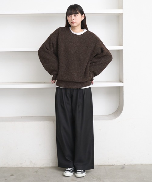 2tuck slacks pants / 2タックスラックスパンツ（スラックス）｜flaner