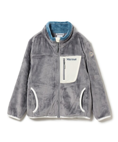 こども ビームス（コドモビームス）の「【別注】Marmot / キッズ Balmy フリース ジャケット 2025FW（110～150cm）（ブルゾン・キッズ・オレンジ/アイボリー/グレー・110/130/150）」の16枚目の写真