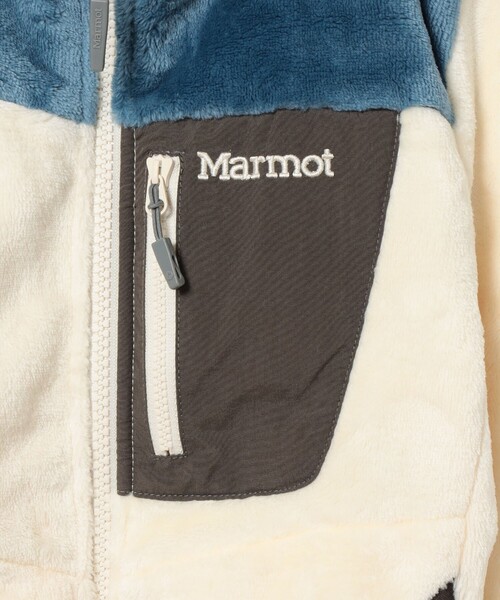 こども ビームス（コドモビームス）の「【別注】Marmot / キッズ Balmy フリース ジャケット 2025FW（110～150cm）（ブルゾン・キッズ・オレンジ/アイボリー/グレー・110/130/150）」の7枚目の写真