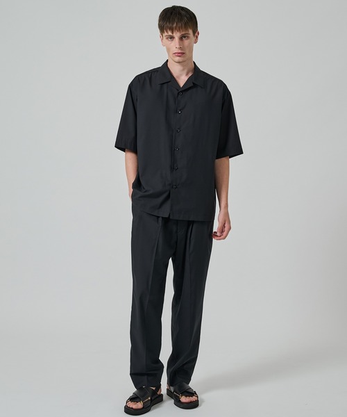 STUDIOUS（ステュディオス）の「アイスショートスリーブシャツ（Tシャツ/カットソー・メンズ・ブラック/チャコールグレー/ネイビー・1/3/2）」の4枚目の写真