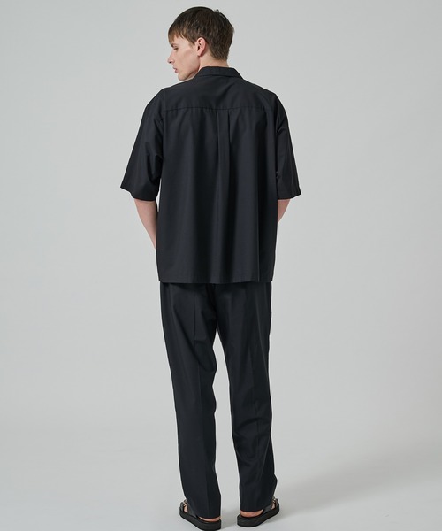 STUDIOUS（ステュディオス）の「アイスショートスリーブシャツ（Tシャツ/カットソー・メンズ・ブラック/チャコールグレー/ネイビー・1/3/2）」の6枚目の写真