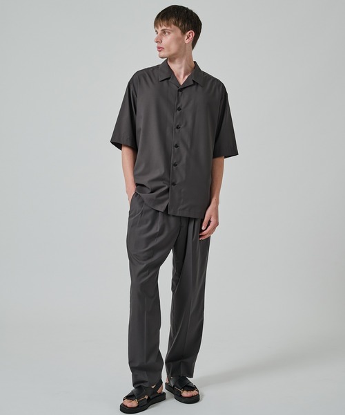 STUDIOUS（ステュディオス）の「アイスショートスリーブシャツ（Tシャツ/カットソー・メンズ・ブラック/チャコールグレー/ネイビー・1/3/2）」の7枚目の写真