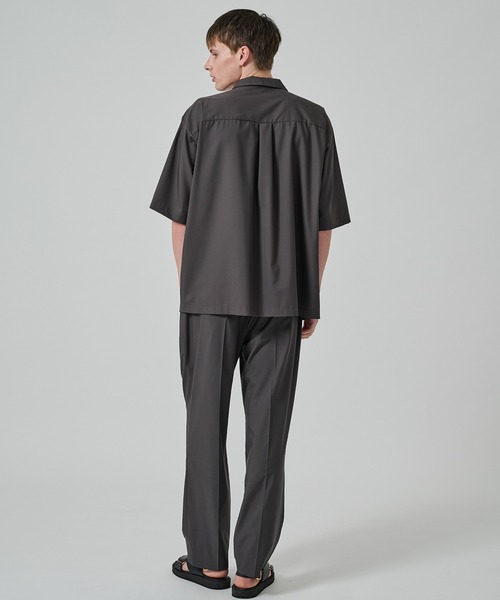 STUDIOUS（ステュディオス）の「アイスショートスリーブシャツ（Tシャツ/カットソー・メンズ・ブラック/チャコールグレー/ネイビー・1/3/2）」の9枚目の写真