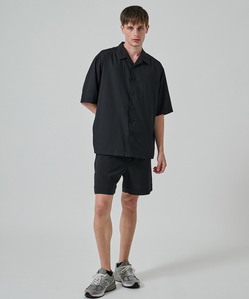 STUDIOUS（ステュディオス）の「アイスショートスリーブシャツ（Tシャツ/カットソー・メンズ・ブラック/チャコールグレー/ネイビー・1/3/2）」の13枚目の写真