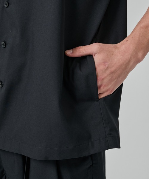 STUDIOUS（ステュディオス）の「アイスショートスリーブシャツ（Tシャツ/カットソー・メンズ・ブラック/チャコールグレー/ネイビー・1/3/2）」の19枚目の写真