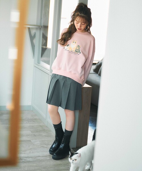 Feroux(フェルゥ)の「プリーツミニ スカート(スカート・レディース・ホワイト系1/グレー系/ブラック系1・SMALL/MEDIUM)」の19枚目の写真