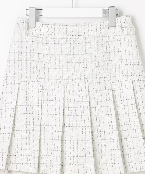 Feroux(フェルゥ)の「プリーツミニ スカート(スカート・レディース・ホワイト系1/グレー系/ブラック系1・SMALL/MEDIUM)」の7枚目の写真