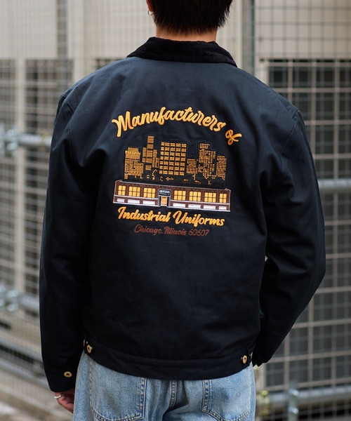 UNIVERSAL OVERALL（ユニバーサルオーバーオール）の「TRUCK JACKET（その他アウター・メンズ・アイボリー/ブラック・MEDIUM/LARGE）」の2枚目の写真