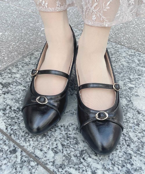 an another angelus（アンアナザーアンジェラス）の「細ベルト使いクラシカルパンプス/fint フィント（パンプス・レディース・ブラック/ワインレッド・S/M/L）」の19枚目の写真