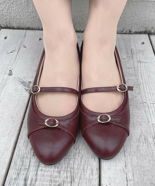 an another angelus（アンアナザーアンジェラス）の「細ベルト使いクラシカルパンプス/fint フィント（パンプス・レディース・ブラック/ワインレッド・S/M/L）」の20枚目の写真