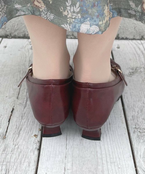 an another angelus（アンアナザーアンジェラス）の「細ベルト使いクラシカルパンプス/fint フィント（パンプス・レディース・ブラック/ワインレッド・S/M/L）」の22枚目の写真