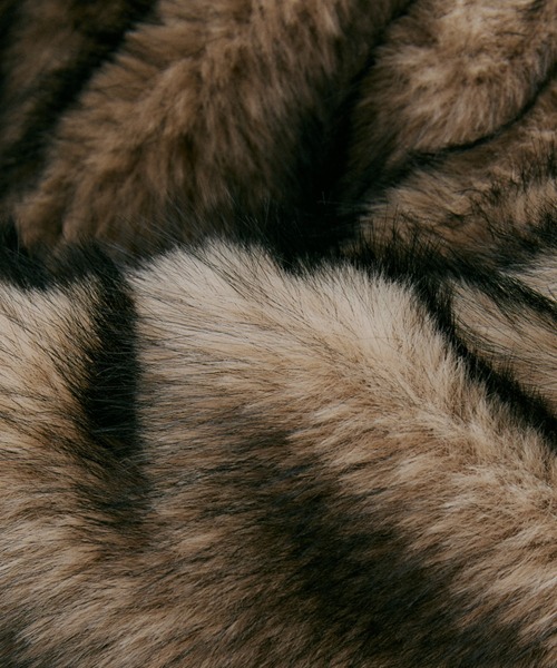 フード付きファージャケット（その他アウター）｜GOSSIP CLUB