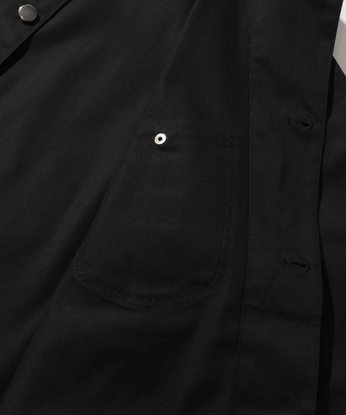 Dickies（ディッキーズ）の「【GENUINE DICKIES/ジェニュインディッキーズ】ツイル & デニム カバーオール ジャケット（カバーオール・メンズ・ベージュ/ケミカルウォッシュ/ブラック/ダークインディゴブルー・XL/M/L）」の19枚目の写真