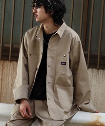 Dickies（ディッキーズ）の「【GENUINE DICKIES ジェニュインディッキーズ】ツイル & デニム カバーオール ジャケット（カバーオール）」