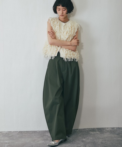 フリンジニットベスト（ベスト）｜ANOTHER S（アナザーエス）の