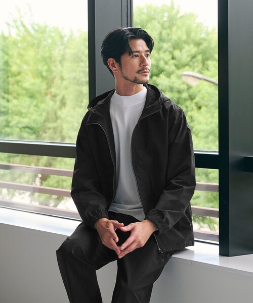 BEAUTY&YOUTH UNITED ARROWS（ビューティーアンドユースユナイテッドアローズ）の「【WEB限定 WARDROBE SMART】アクティブ ジップ フードブルゾン（ブルゾン・メンズ・オリーブ/ブラック・L/XL/M/S）」の18枚目の写真