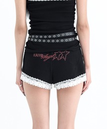 KAIYA（カイヤ）の「【KAIYA】crystal logo short pants / 【カイヤ】クリスタルロゴショートパンツ（スウェットパンツ）」