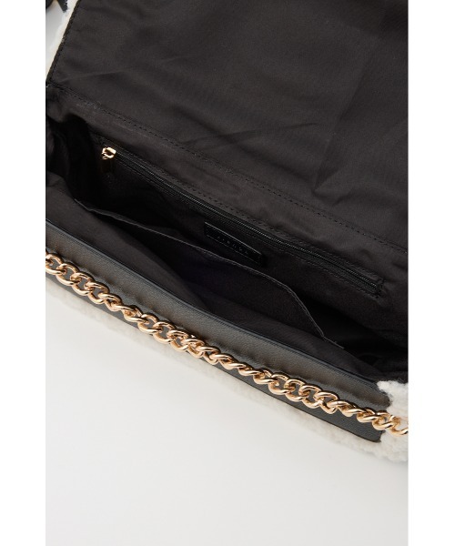 rienda(リエンダ)の「フェイクボアコンビショルダーバッグ(ショルダーバッグ・レディース・ブラック/ブラウン・FREE)」の12枚目の写真