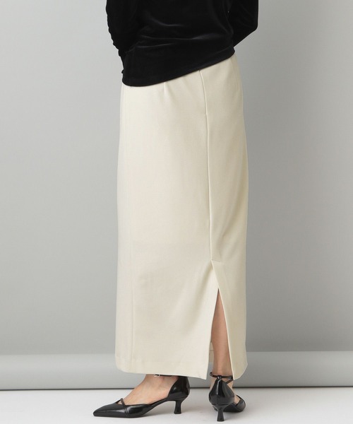 A part by（アパートバイ）の「クレープＩラインスカート（スカート・レディース・アイボリー/ブラック・SMALL/MEDIUM）」の5枚目の写真