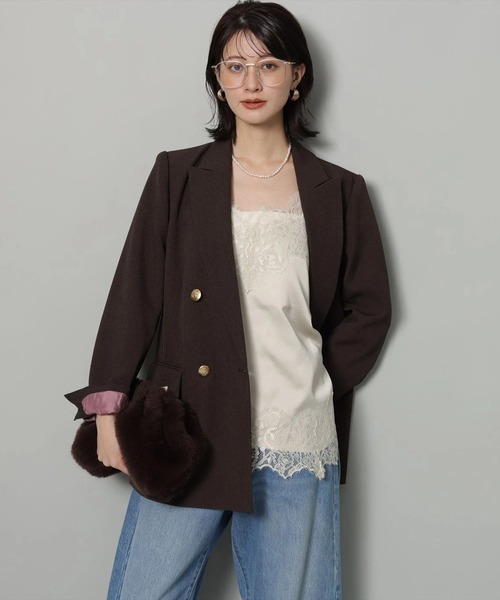 W釦テーラードジャケット（その他アウター）｜Arpege story