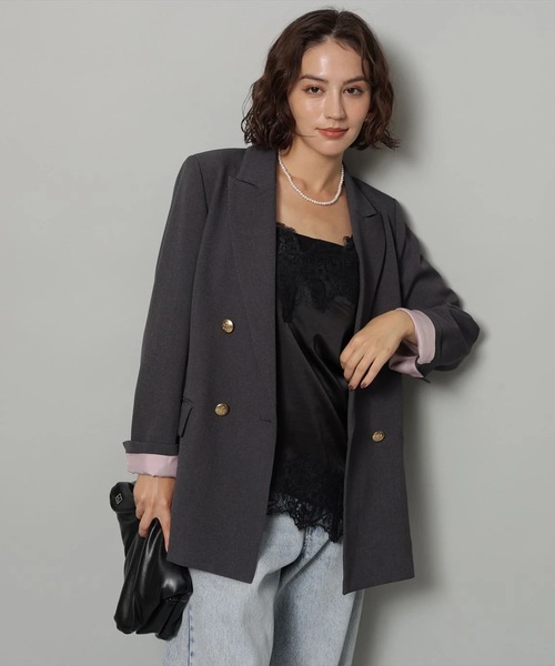 W釦テーラードジャケット（その他アウター）｜Arpege story