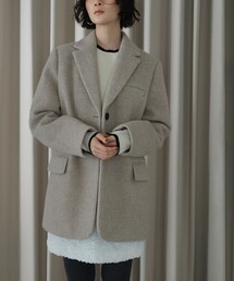 EMMEL REFINES | ＜EMMEL REFINES＞EM シャギー ボンディング ジャケット(テーラードジャケット)