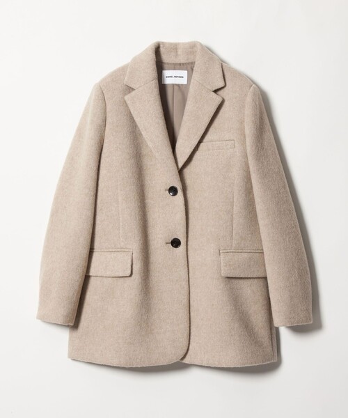 EMMEL REFINES（エメルリファインズ）の「＜EMMEL REFINES＞EM シャギー ボンディング ジャケット（テーラードジャケット・レディース・ベージュ/ダークグレー・M/S）」の20枚目の写真