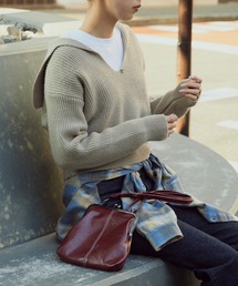 AO2 | Short-Length Skipper Sailor Knit / ショート丈 スキッパーセーラーニット(ニット/セーター)