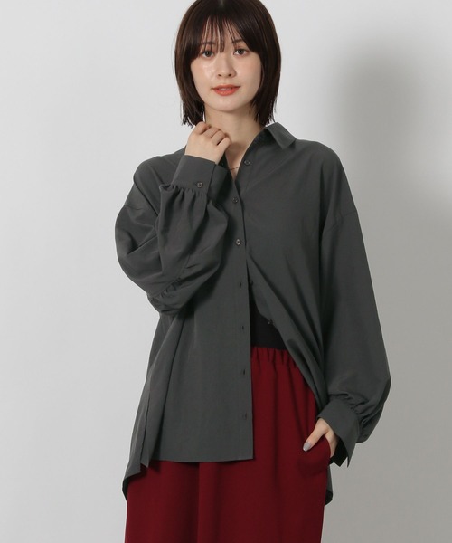 セール】袖タックシャーリングシャツ / 582562（シャツ/ブラウス