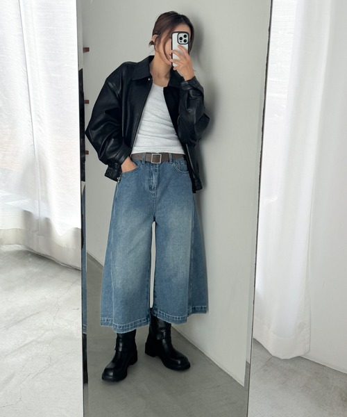 CANAL JEAN（キャナルジーン）の「El mar　エンジニアショートブーツ（ブーツ・レディース・ブラック・24.5/24/23.5）」の5枚目の写真