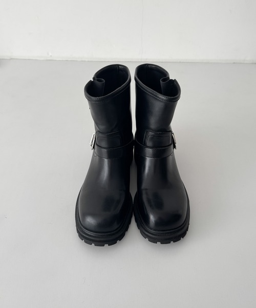 CANAL JEAN（キャナルジーン）の「El mar　エンジニアショートブーツ（ブーツ・レディース・ブラック・24.5/24/23.5）」の6枚目の写真