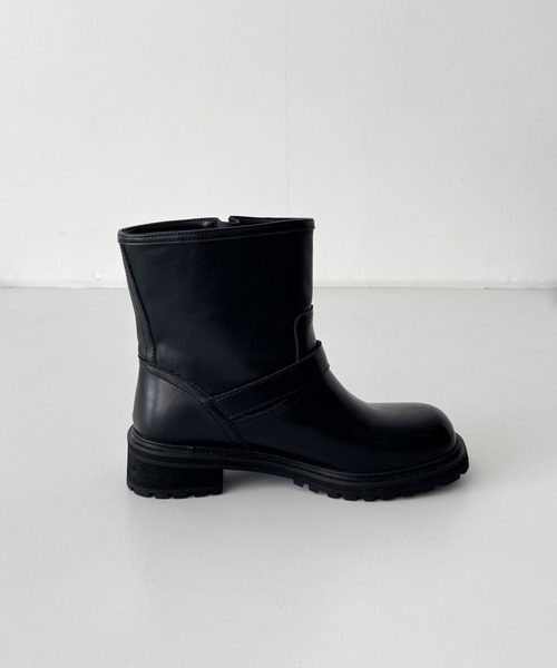 CANAL JEAN（キャナルジーン）の「El mar　エンジニアショートブーツ（ブーツ・レディース・ブラック・24.5/24/23.5）」の8枚目の写真