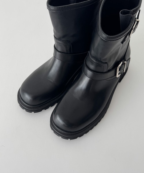 CANAL JEAN（キャナルジーン）の「El mar　エンジニアショートブーツ（ブーツ・レディース・ブラック・24.5/24/23.5）」の10枚目の写真