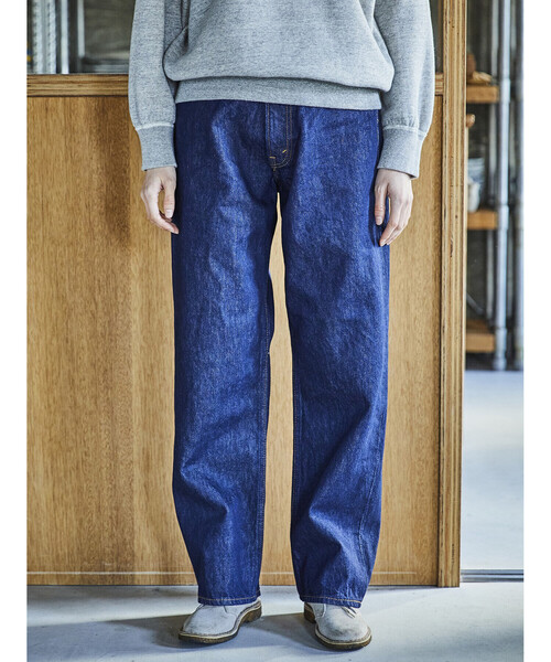 【BEAMS別注】orSlow 101 DAD'S FIT DENIM ブルー BEAMS別注】orSlow 101 DAD'S FIT DENIM ブルー - メルカリ