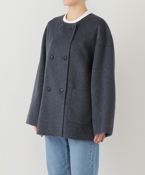 ジャーナルスタンダード　美品　グレー　ショートコート ジャーナルスタンダード 美品 グレー ショートコート JOURNAL STANDARD