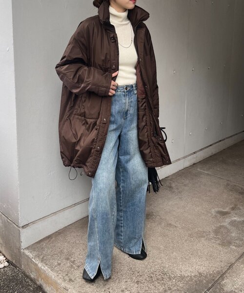 SHENERY（シーナリー）の「中綿コート（その他アウター・レディース・ブラウン/カーキ・FREE）」の8枚目の写真