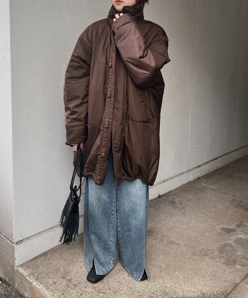 SHENERY（シーナリー）の「中綿コート（その他アウター・レディース・ブラウン/カーキ・FREE）」の9枚目の写真