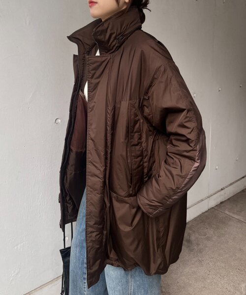 SHENERY（シーナリー）の「中綿コート（その他アウター・レディース・ブラウン/カーキ・FREE）」の4枚目の写真