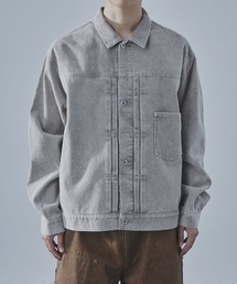 SLICK | 【SLICK/スリック】Sulfur-Dyed Corduroy 1st Type Trucker Jacket/サルファーダイ1st タイプコーデュロイシャツジャケット / ヴィンテージ /  アンティークデザイン / セットアップ(その他アウター)