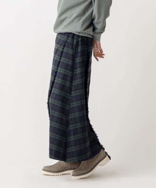 L.L.Bean（エルエルビーン）の「【JAPAN EDITION】キタリー・ロング・キルト・スカート（スカート・レディース・ブルー系その他/ブラック系その他・SMALL/MEDIUM）」の3枚目の写真